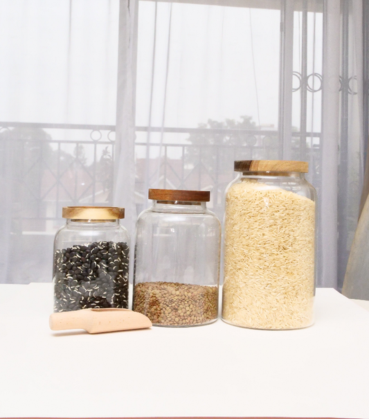 1300ml Acacia lid food Canister