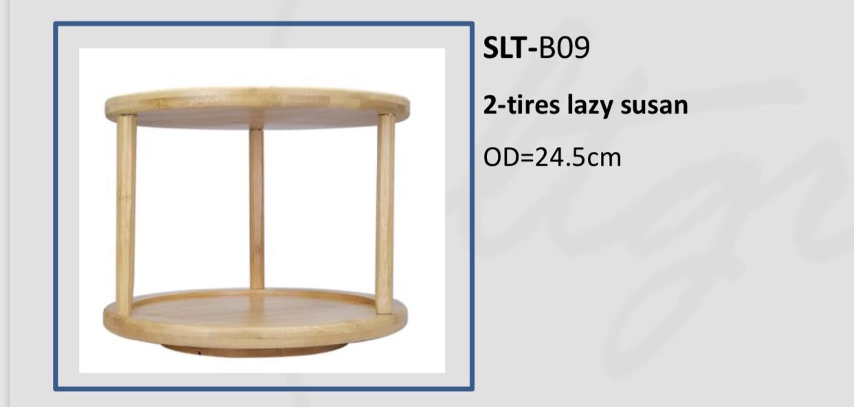 2-tier lazy Susan