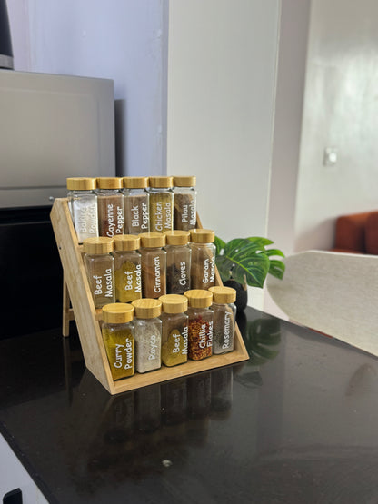 THE ELITE CULINARY GALLERY: 15-PIECE SPICE ORGANIZER SET