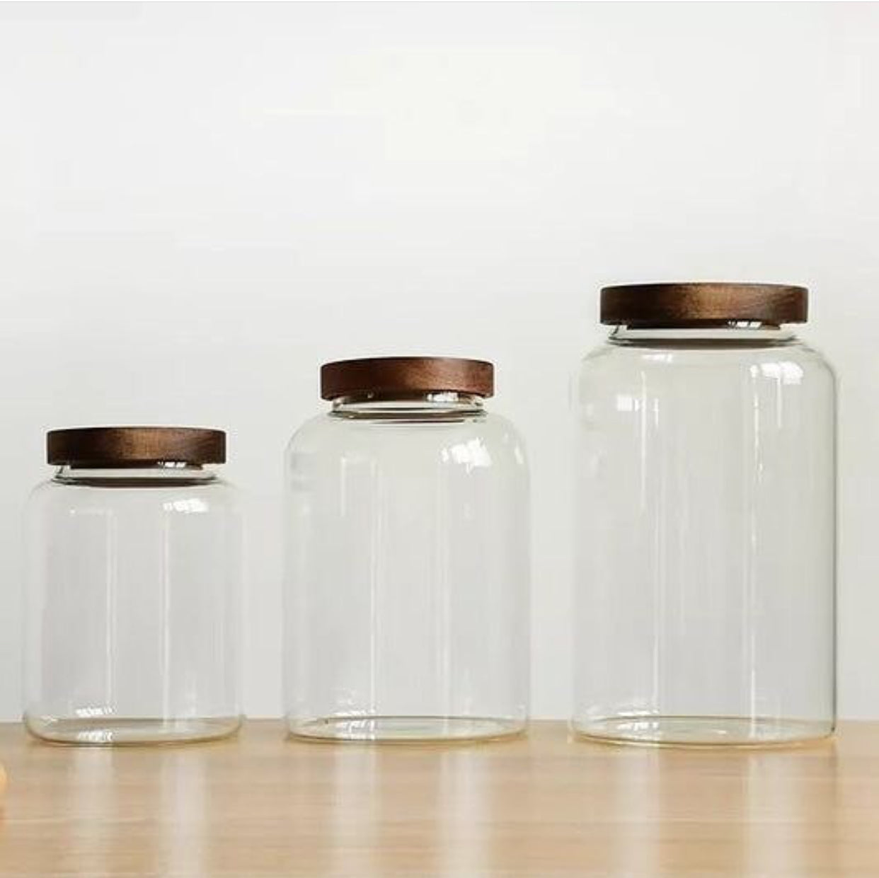 3000ml Acacia lid food Canister