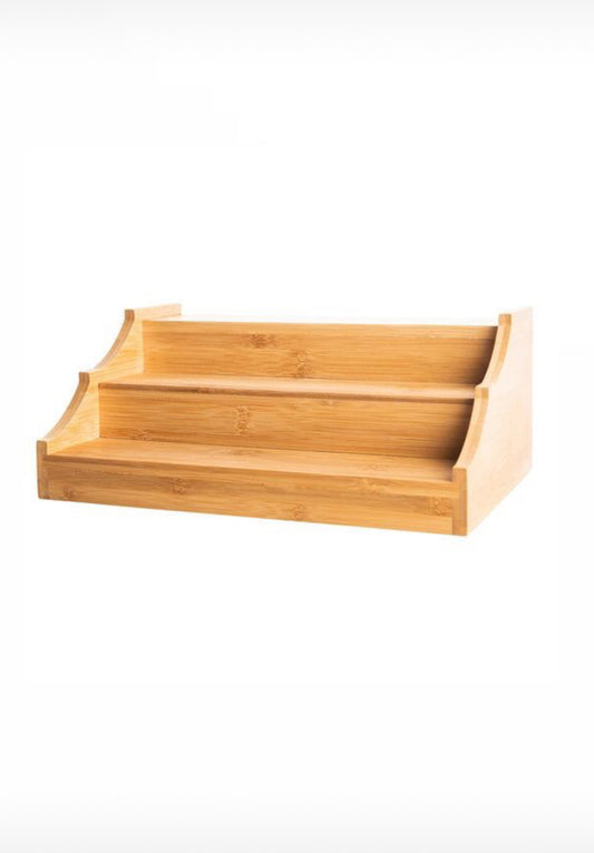 Non-Expandable Bamboo Spice Rack