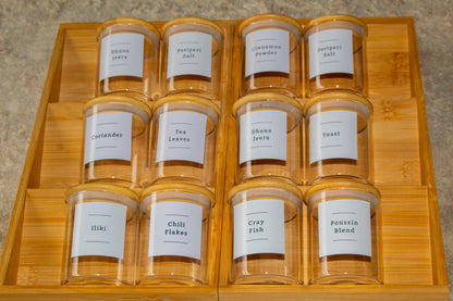 drawer spice rack