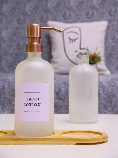 Frost Glass Soap Dispenser