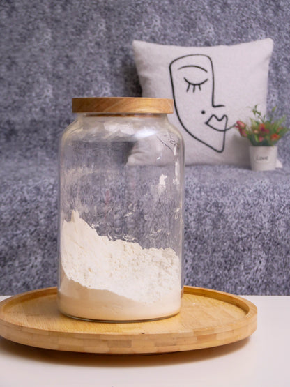 2950ml Acacia lid food Canister