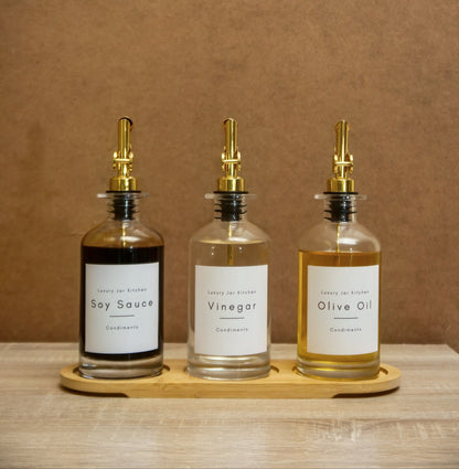 ROUND OIL DISPENSER SET