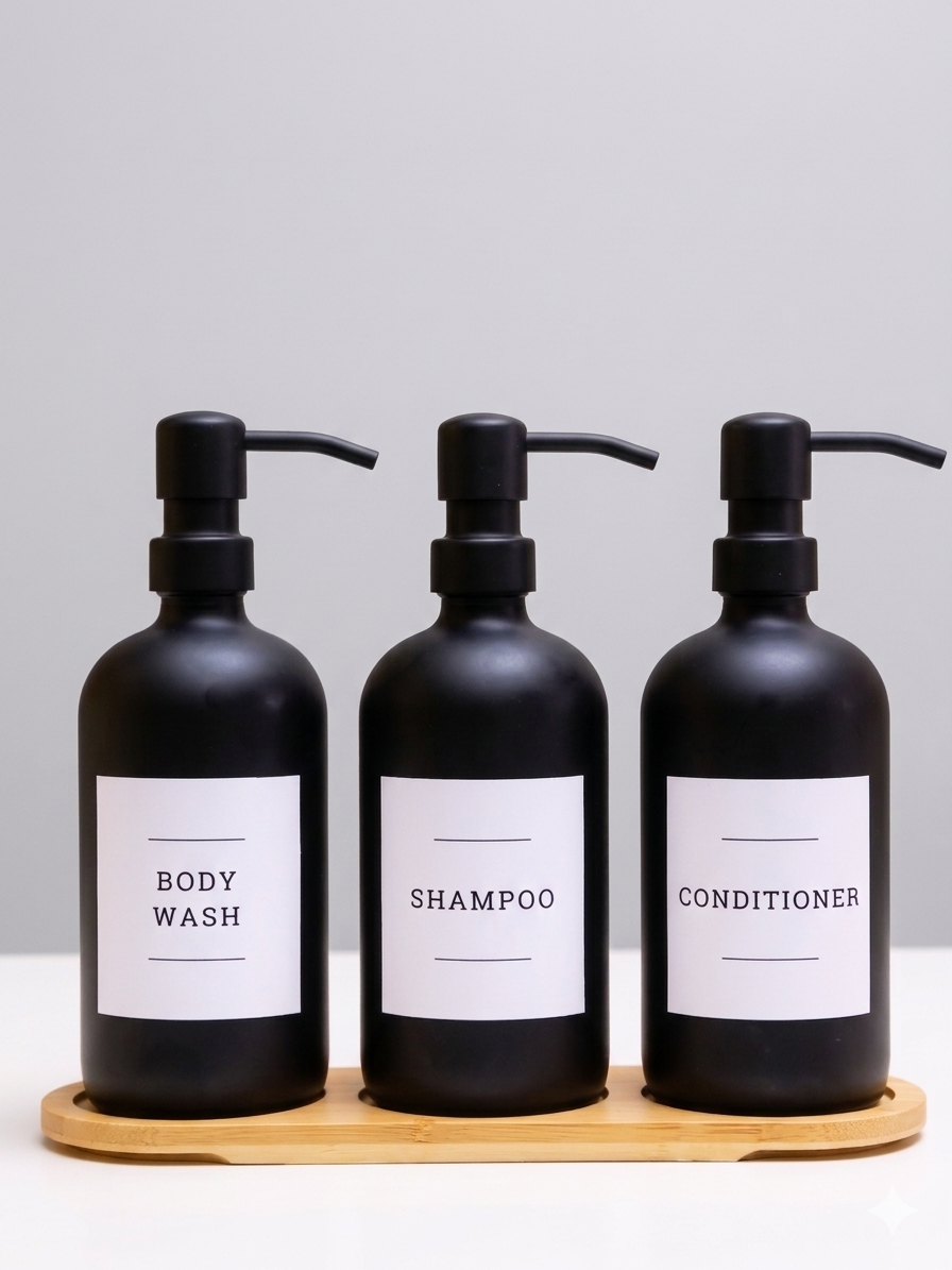 SIGNATURE SHOWER TRIO - MATTE BLACK