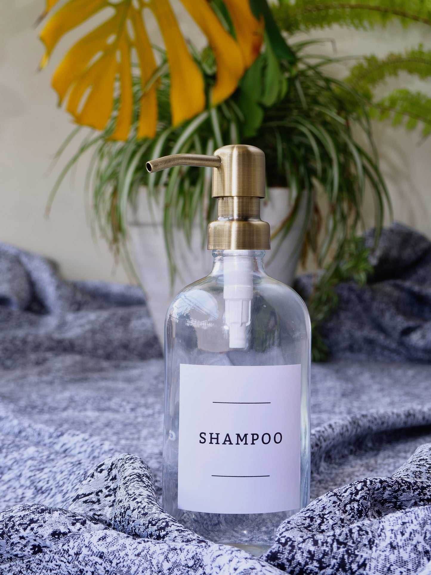 Clear Glass Soap Dispenser