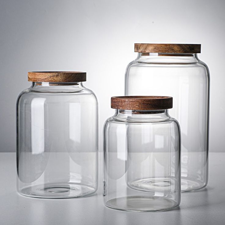 2000ml Acacia lid food Canister
