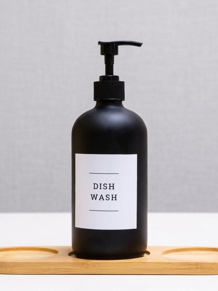 ELEVATE YOUR SPACE WITH OUR PREMIUM MATTE BLACK GLASS DISPENSERS