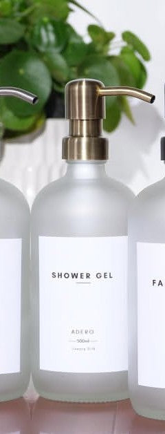 Frost Glass Soap Dispenser