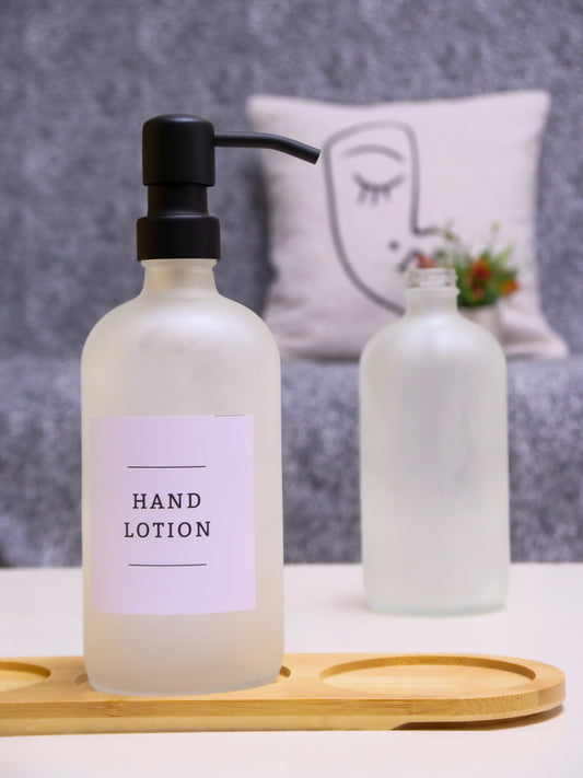 Frost Glass Soap Dispenser