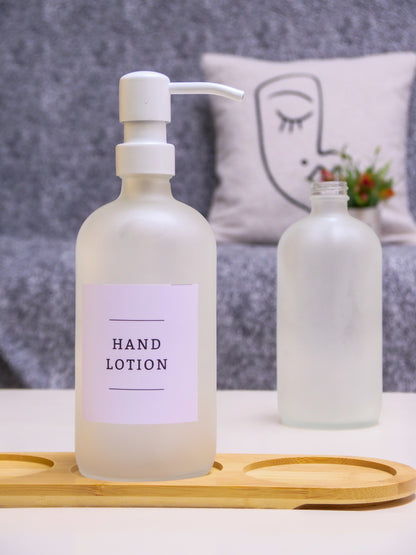 Frost Glass Soap Dispenser