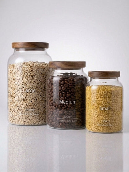 The Borosilicate Trio | High-Capacity Storage Set